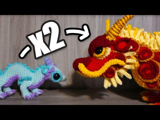 Crocheting my biggest dragon yet!