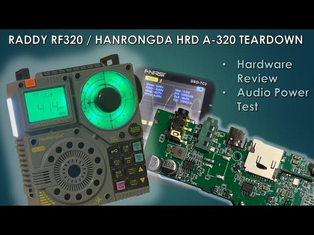 Raddy RF320 / HangRongDa HRD-A320 Teardown and Hardware Review