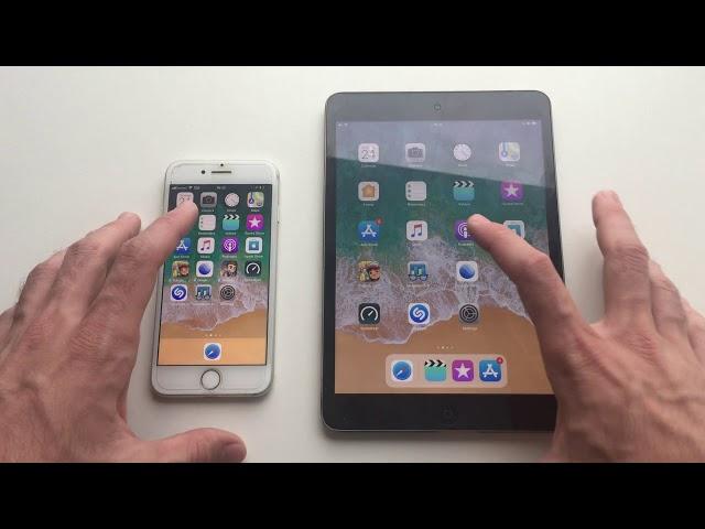 iPhone 7 vs iPad mini 2 ( A10 vs A7) ios 11.