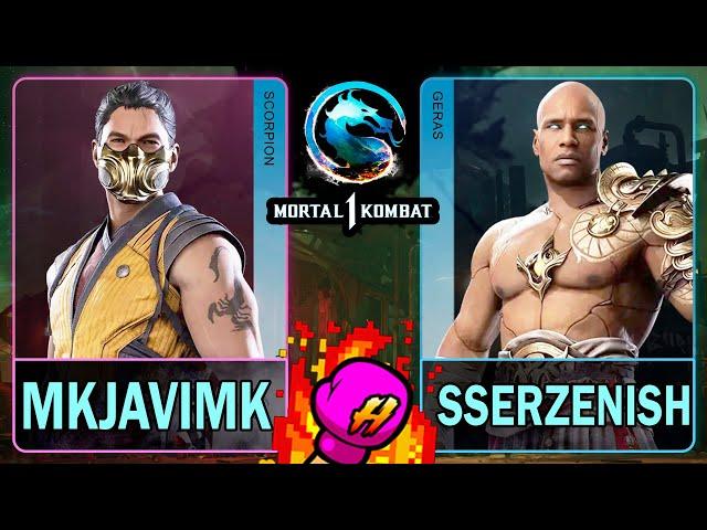 MK1 Mkjavimk (SCORPION) VS SSerzenish (GERAS)Mortal Kombat 14K 60ᶠᵖˢ