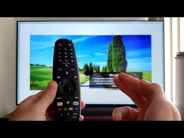 Como Vincular Registrar Control LG Magic a Pantalla LG (WebOS)