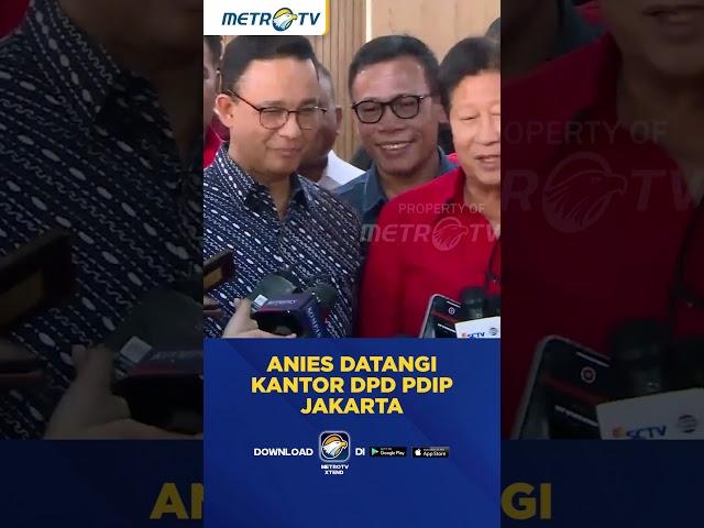 Anies Datangi Kantor DPD PDIP Jakarta #shorts