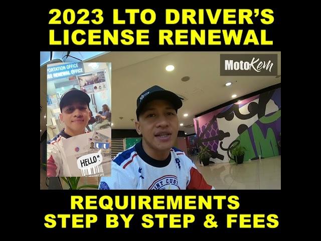 2023 LTO Driver's License Renewal | Requirements Step by Step Process Fees | 10 Years Validity