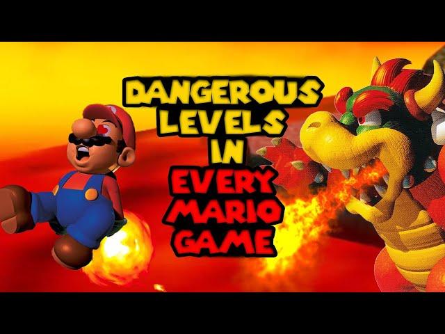Dangerous Levels in Every Mario Game