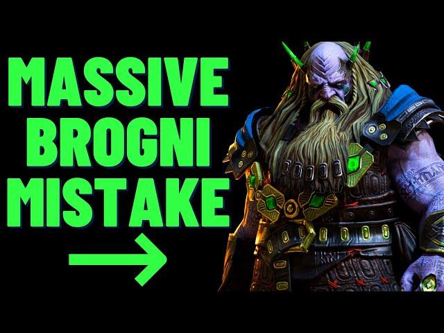 UNDERPRIEST BROGNI - My Biggest Mistake, EVER