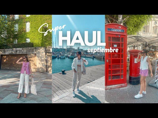 SUPER HAUL septiembre️| Zara, Green Coast, Mango, Stradivarius y Cortefiel