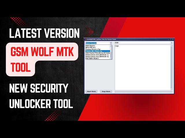 GsmWolf MTK Dev by FixCare Team New Security Tool