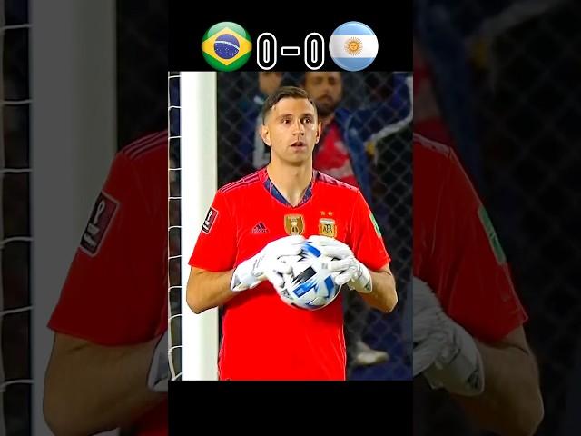 Brazil Vs Argentina epic match short  #football #youtube #shorts #messi