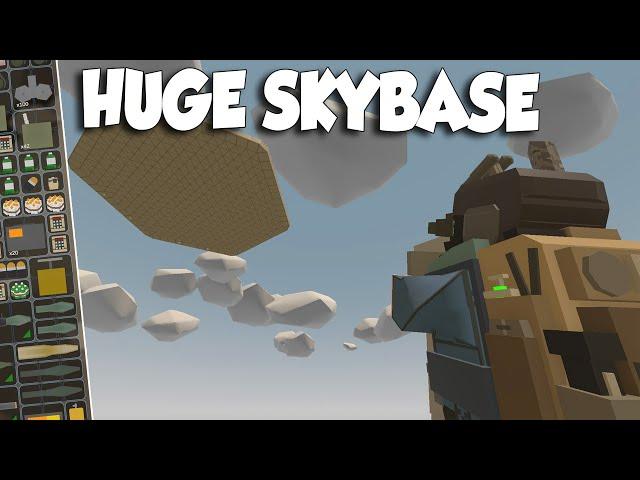 Unturned Modded PvP - Huge Stacked Skybase Raid