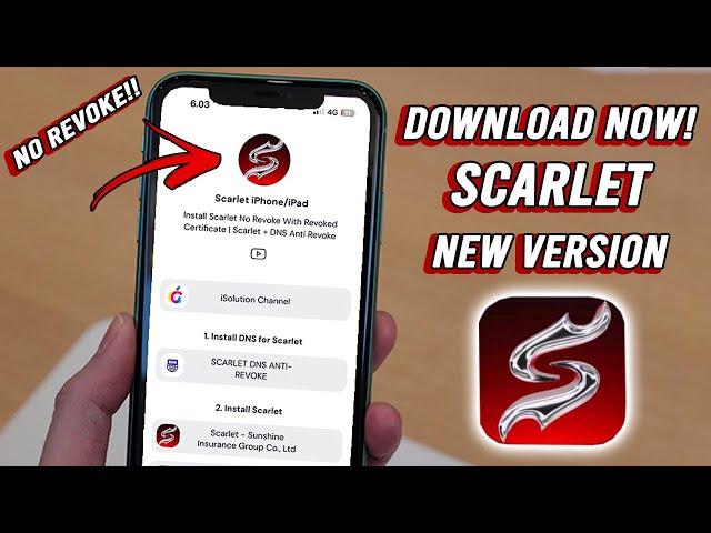 Update Scarlet NEW Version : Install Scarlet on iOS Without Unable to Verify