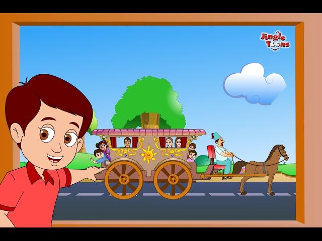 Gharapudhe Thambla Tanga | Superhit Marathi Balgeet | Kids Songs by Jingle Toons