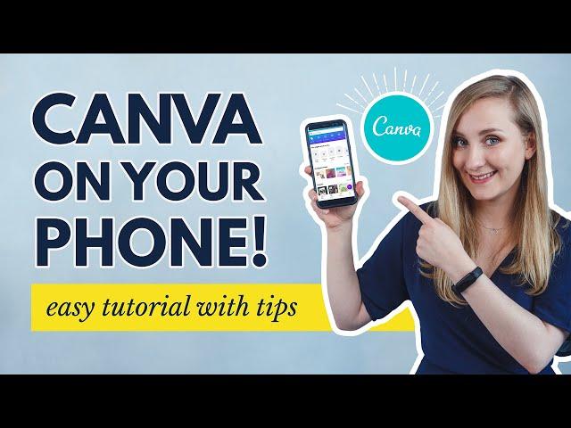 Canva Tutorial | How to use Canva App on mobile to create Instagram Graphics (BEGINNER FRIENDLY!)