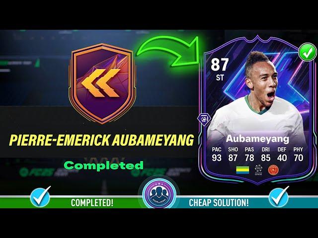 87 Flashback Pierre Emerick Aubameyang SBC Completed - Cheap Solution & Tips - FC 25