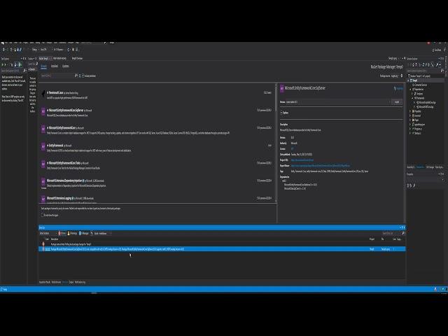 Microsoft EntityFrameworkCore SqlServer Error NU1202