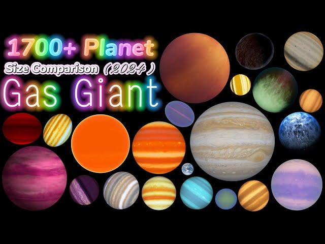 『Gas Giant』Size Comparison (2024)