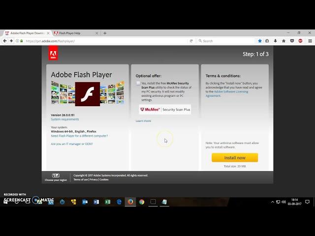 How to Install Adobe Flash Player on Windows 7/8/10 (Vista & XP)