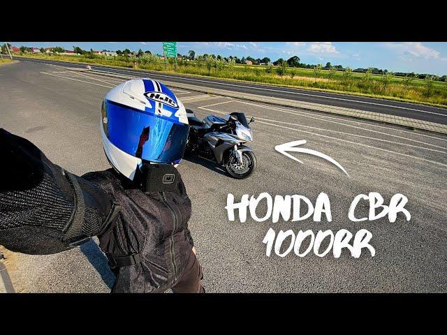 POV Pierwsza Jazda na Motocyklu 1000cc! | HONDA CBR 1000RR