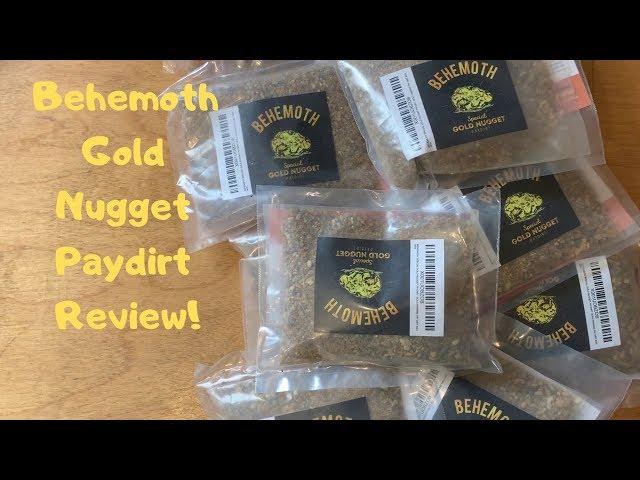 Goldn Badger Behemoth 10 bag gold paydirt REVIEW!!