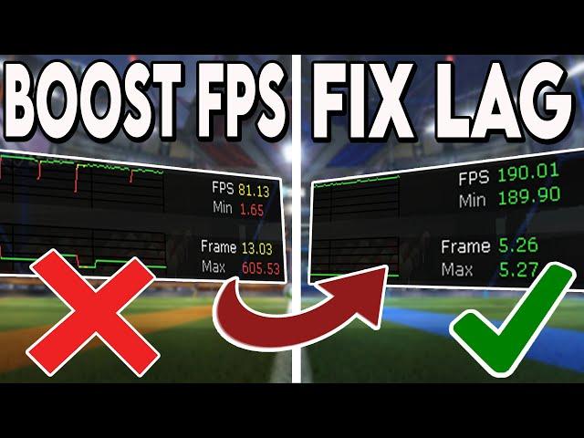 ROCKET LEAGUE BEST VIDEO SETTINGS | Tips To BOOST FPS & FIX LAG!