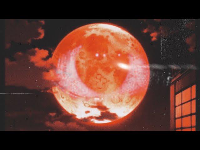 red moon (remix) - prod @sledg3r [Lyric Video]