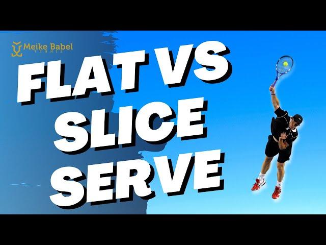 Flat Serve vs Slice Serve In Tennis - How To Hit Each One PLUS Pronation Drills