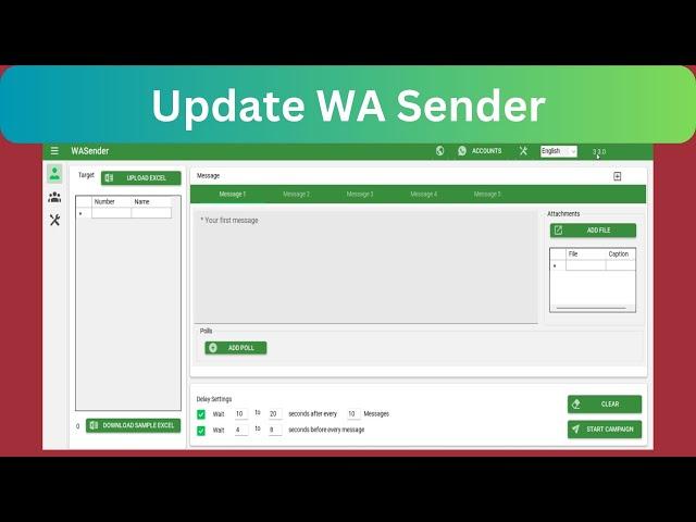 How to Update WA SENDER