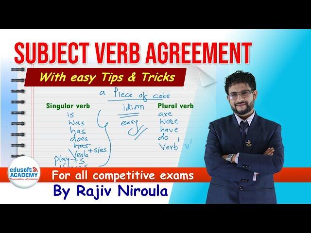 Subject Verb Agreement Part 1 By Rajiv Niroula | Edusoft Academy