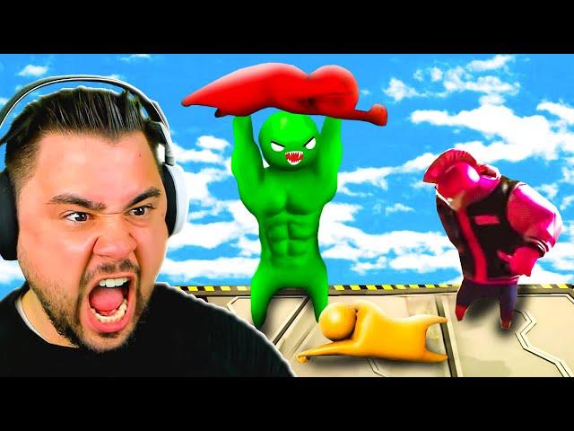 ICH werde ZUM MONSTER!!! (4vs1) | GANG BEASTS 2.0