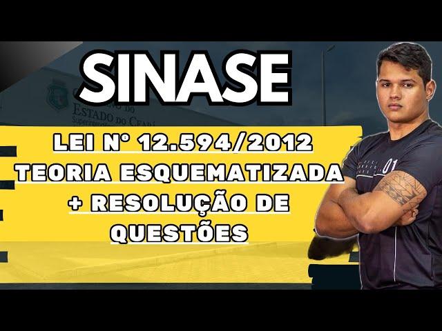 LEI DO SINASE | TEORIA ESQUEMATIZADA + RESOLUÇÃO DE QUESTÕES