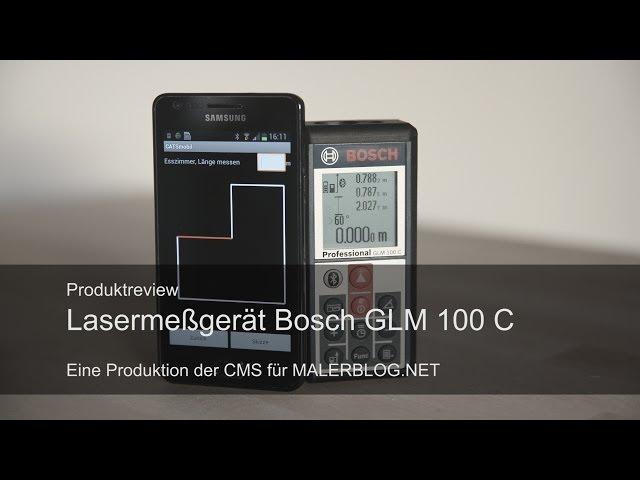 Review: Bosch Bluetooth-Laser GLM 100 C und CATSmobil 3D Skizzenaufmaß