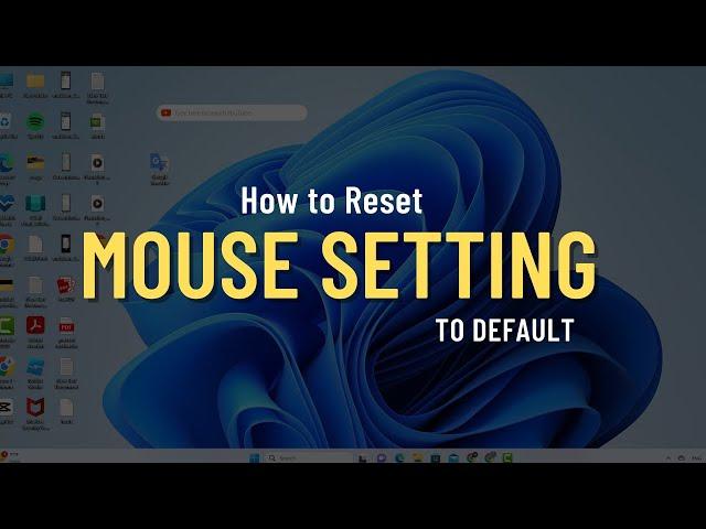 How to Reset Mouse Settings to Default in Windows 