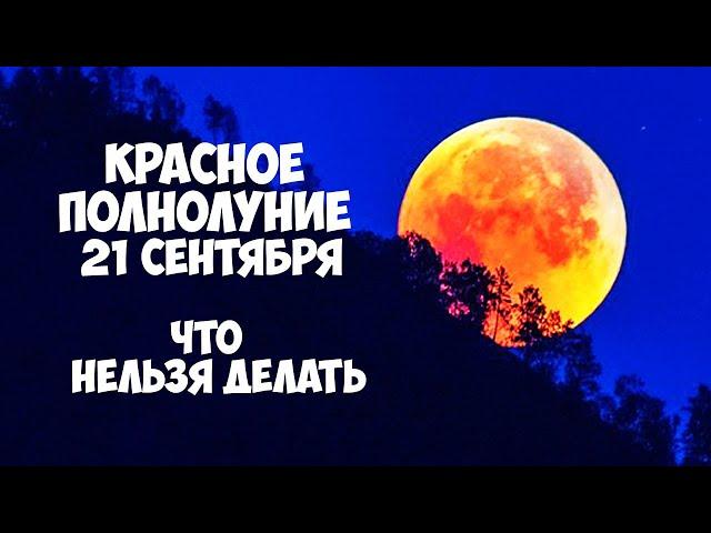 Красное Полнолуние 21 сентября 2021 Как Повлияет на Знаки Зодиака