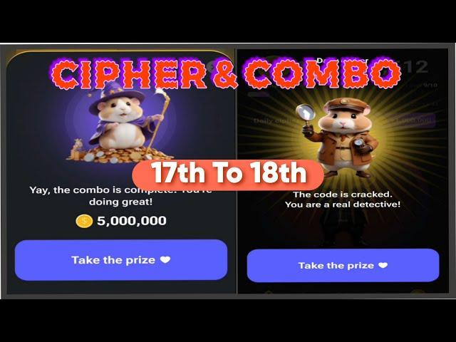 Today's Hamster Kombat Cipher Code and Daily Combo | Claim your free 6 million tokens now