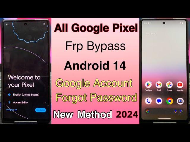 All New Google Pixel Frp Bypass Android 14 | Without Pc | All Google Pixel Frp Unlock 2024