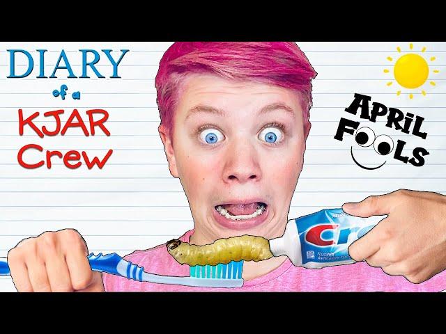 FUNNY April Fools Day PRANKS and JOKES! Prank War Ideas! DIARY of a KJAR Crew!