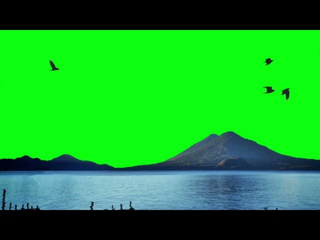 Green Screen Lake Effects || Green Screen Mountain Lake || Green Screen Lake Effects Video