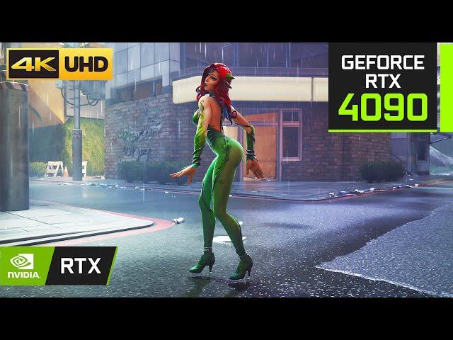 Fortnite POISON IVY SKIN Gameplay : Chapter 6 Season 2 | RTX 4090 + 4K MAX Settings + Ray Tracing ON