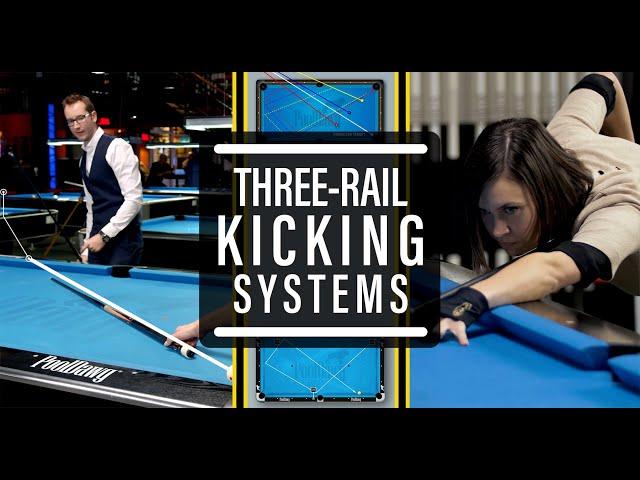 Advanced Billiard Tutorial #8:  3 Rails Systems to NEVER Miss anymore!! -- Venom Trickshots