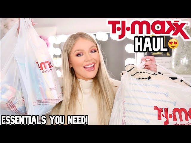 HUGE TJ MAXX HAUL 2021 | AFFORDABLE MUST HAVES (clothes, beauty, home decor & more!)