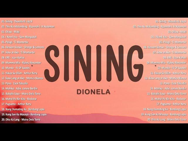 Sining - Dionela ft. Jay R  Best OPM Tagalog Love Songs | OPM Tagalog Top Songs 2024 #vol1