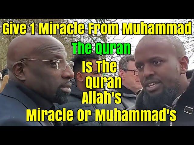 Speakers Corner/Orlando Asks a Muslim, Why Is Jesus Greater Then Muhammad In The Quran?