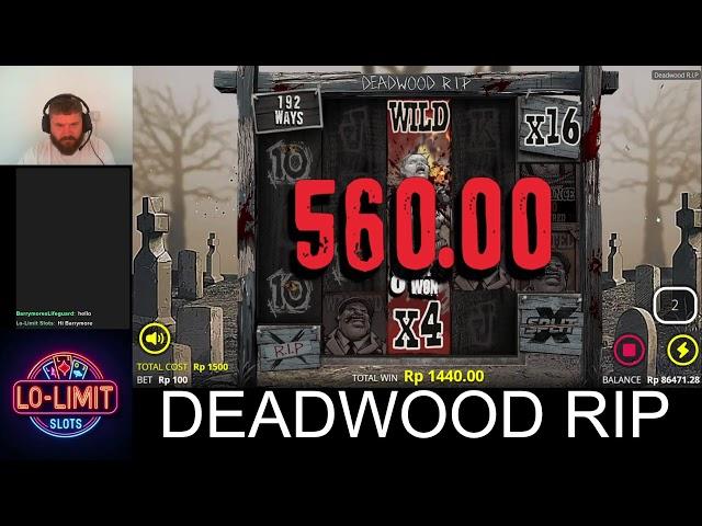 Man Spins (xBet 2) on Deadwood RIP NoLimit City - Lo-Limit Slots Live Stream