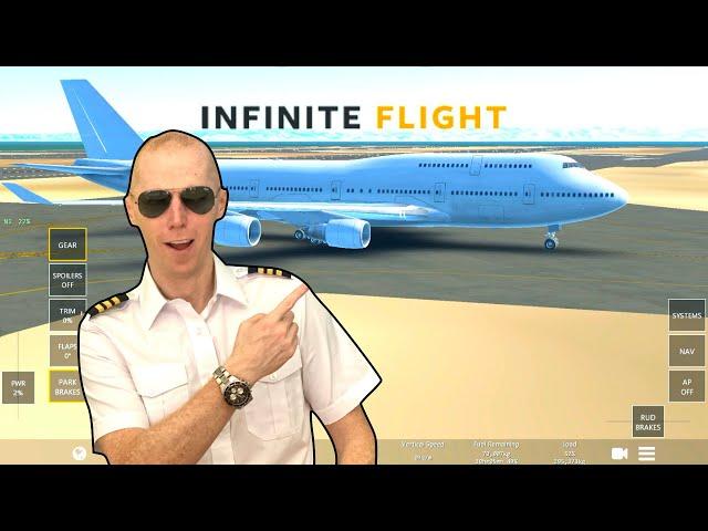 Real 747 Airline Pilot Plays Infinite Flight | Flight Simulator