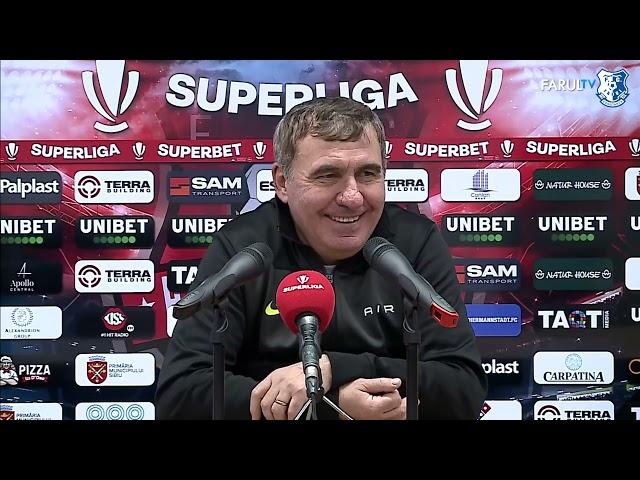 FC Hermannstadt - Farul 0-0 (et. 21). Concluziile managerului tehnic Gheorghe Hagi