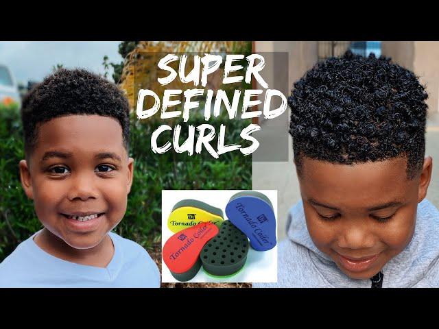 DEFINED Curls using a Curl Sponge | Naturally Sade