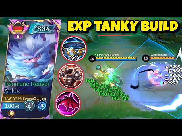 FINNALY!! AULUS EXP LANE TANK BUILD IS EMPOWERED AGAINST META JOY (AULUS EXP LANE BUILD AND EMNLEM)