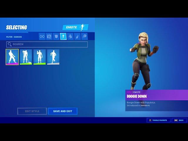 Boogie down - Fortnite emote