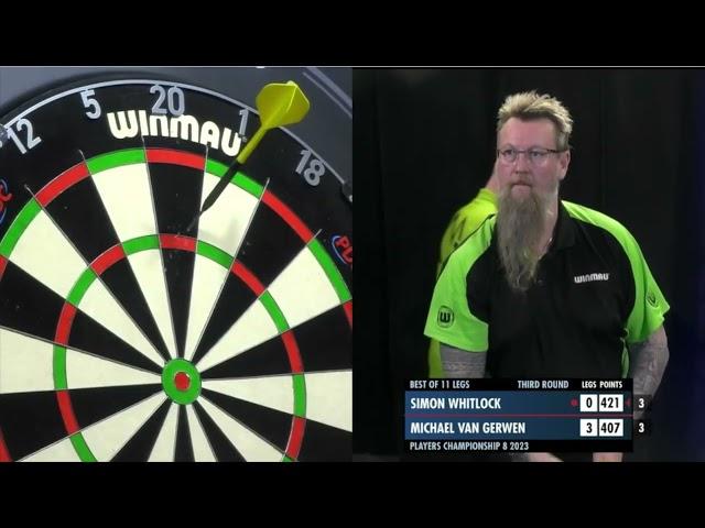 Third Round Players Championship 8 2023 Simon Whitlock vs Michael Van Gerwen