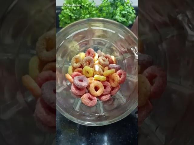 Kellogg's Froot Loops | Fruit Loops With Milk  #shorts