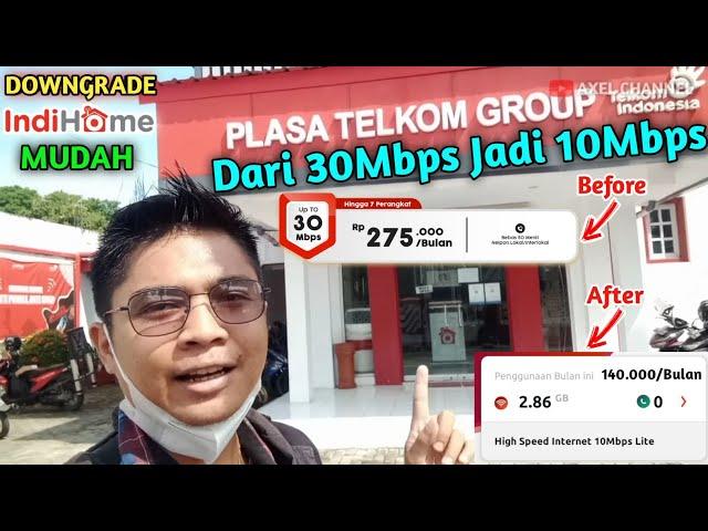 How to Lower the Indihome Wifi Mbps Package | 30Mbps To 10Mbps Lite